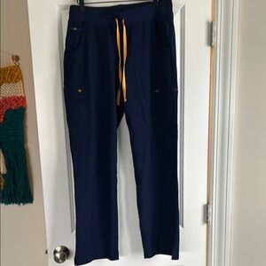 Poppy Women’s Scrub Pants - The Bodie (navy)